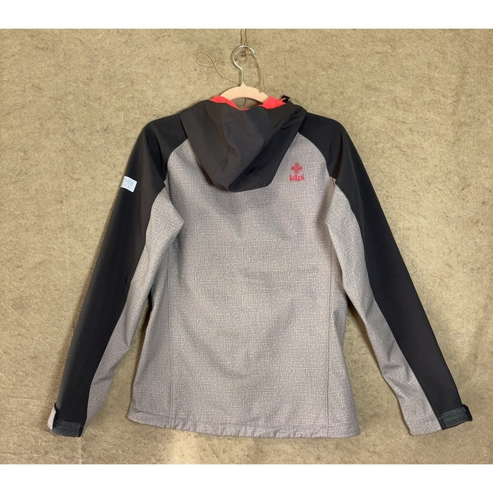 Kilpi Siberium 5000 SRC SS Hooded Jacket Womens Sz M Gray Full ZIp Pocket Ski - Picture 3 of 10